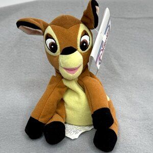 Bambi The Disney Store Bean Bag Plush 6" Stuffed Toy Deer